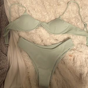 mint greeen bikini